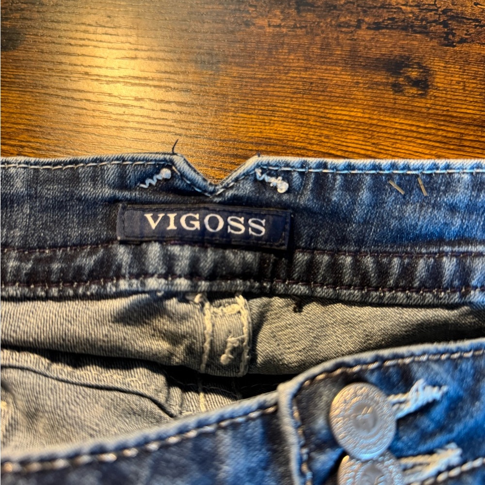 Vigoss Women's Blue Boot Cut Jeans - Picture 4 of 8
